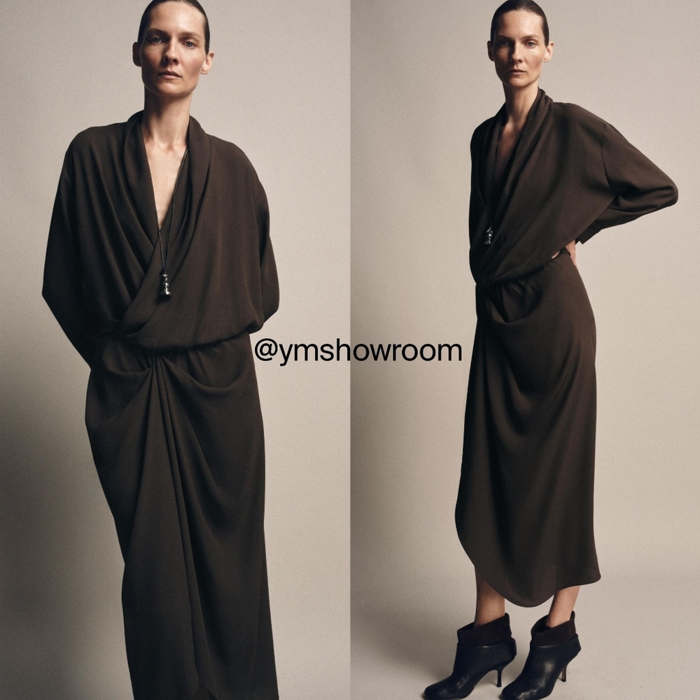 ZARA Collection Drapped Dress